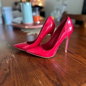 Elegant Red Stiletto Heels